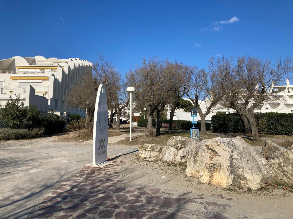 Ancre Bleue***, 1Ere Ligne Plage, Piscine, Clim. La Grande Motte Dış mekan fotoğraf